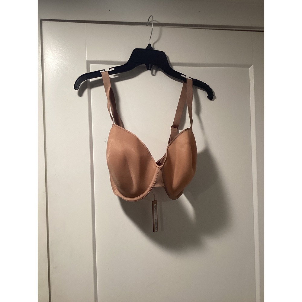 SKIMS Weightless Demi Bra Sienna Brown Underwire Unlined 34H BR-DEM-1893 NWT